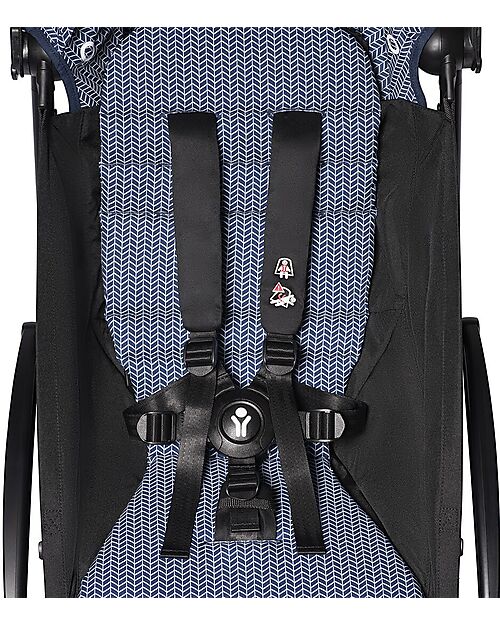 Stokke Set Rivestimento per Passeggino BABYZEN YOYO 2 - 6+ Mesi - Air France Blu Cappottine e Rivestimenti