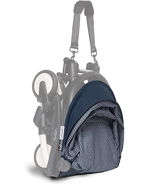 Stokke Set Rivestimento per Passeggino BABYZEN YOYO 2 - 6+ Mesi - Air France Blu Cappottine e Rivestimenti