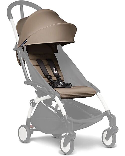 Stokke Set Rivestimento per Passeggino BABYZEN YOYO 2 - 6+ Mesi - Taupe Cappottine e Rivestimenti