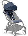 Stokke Set Rivestimento per Passeggino YOYO3 - 6+ Mesi - Air France Blue Passeggini Leggeri