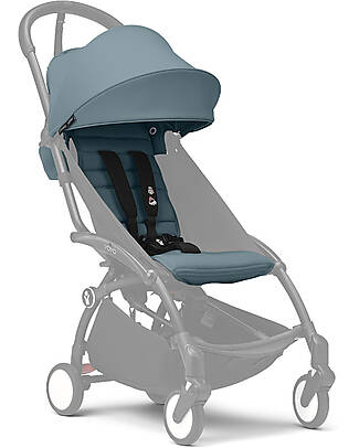 Stokke Set Rivestimento per Passeggino YOYO3 - 6+ Mesi - Aqua Passeggini Leggeri