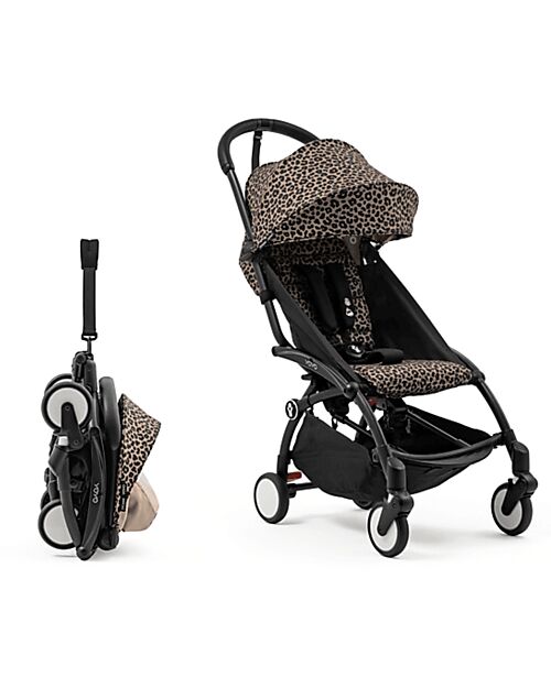 Stokke Set Rivestimento per Passeggino YOYO3 - 6+ Mesi - Leopard - Collezione Wild Passeggini Classici