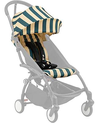 Stokke Set Rivestimento per Passeggino YOYO3 - 6+ Mesi - Monaco - Collezione Riviera Passeggini Leggeri