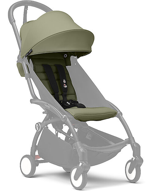 Stokke Set Rivestimento per Passeggino YOYO3 - 6+ Mesi - Olive Passeggini Leggeri