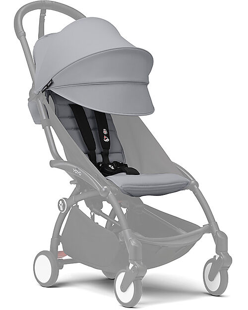 Stokke Set Rivestimento per Passeggino YOYO3 - 6+ Mesi - Stone Passeggini Leggeri