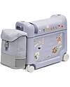 Stokke Set Viaggio JetKids Valigia Cavalcabile + Zaino Espandibile - Artic Blue Borse da Viaggio