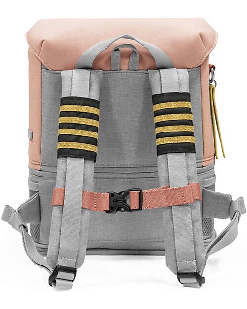 Stokke Set Viaggio JetKids Valigia Cavalcabile + Zaino Espandibile - Coral Pink Borse da Viaggio