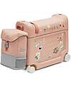 Stokke Set Viaggio JetKids Valigia Cavalcabile + Zaino Espandibile - Coral Pink Borse da Viaggio