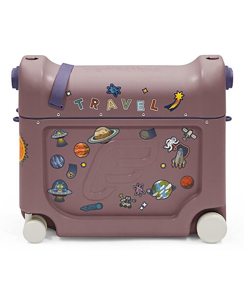 Stokke Set Viaggio JetKids Valigia Cavalcabile + Zaino Espandibile - Hazy Lilac Borse da Viaggio