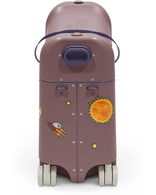 Stokke Set Viaggio JetKids Valigia Cavalcabile + Zaino Espandibile - Hazy Lilac Borse da Viaggio