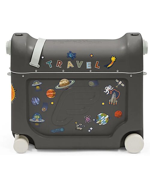 Stokke Set Viaggio JetKids Valigia Cavalcabile + Zaino Espandibile - Midnight Grey Borse da Viaggio
