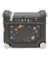 Stokke Set Viaggio JetKids Valigia Cavalcabile + Zaino Espandibile - Midnight Grey Borse da Viaggio