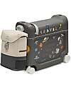 Stokke Set Viaggio JetKids Valigia Cavalcabile + Zaino Espandibile - Midnight Grey Borse da Viaggio
