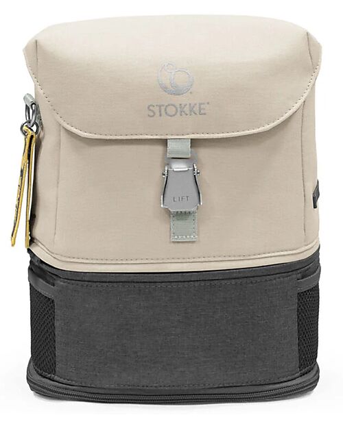 Stokke Set Viaggio JetKids Valigia Cavalcabile + Zaino Espandibile - Moonglow White Borse da Viaggio