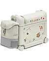 Stokke Set Viaggio JetKids Valigia Cavalcabile + Zaino Espandibile - Moonglow White Borse da Viaggio