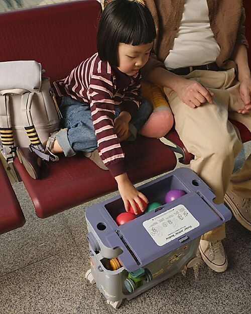 Stokke Set Viaggio JetKids Valigia Cavalcabile + Zaino Espandibile - Sea Green Borse da Viaggio