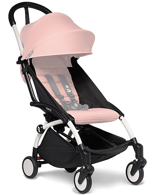 Stokke Telaio Passeggino BABYZEN YOYO 2 - Bianco - Comprende Cestino, Borsa e Cinghia Trasporto! Passeggini Leggeri