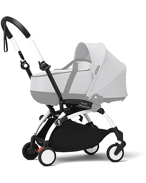 Stokke Telaio Passeggino YOYO3 - Bianco  - Comprende ampio Cestino e Cinghia per il Trasporto!
 Passeggini Leggeri