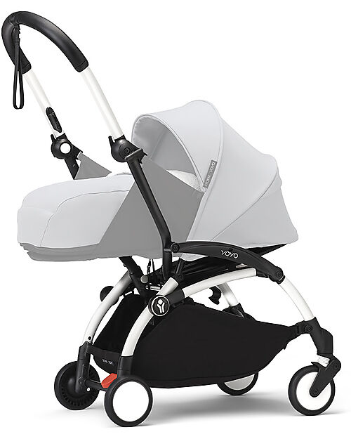 Stokke Telaio Passeggino YOYO3 - Bianco  - Comprende ampio Cestino e Cinghia per il Trasporto!
 Passeggini Leggeri