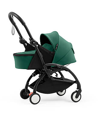 Stokke Telaio Passeggino YOYO5 - Nero + Newborn Pack 0+ - Foresta Passeggini Classici