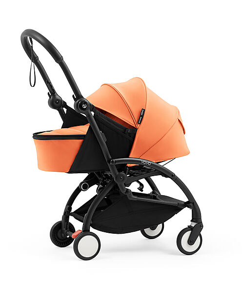 Stokke Telaio Passeggino YOYO5 - Nero + Newborn Pack 0+ - Pesca Passeggini Classici