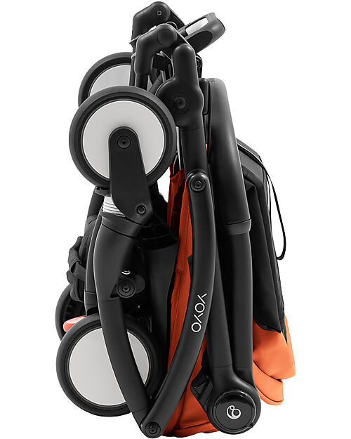 Stokke Telaio Passeggino YOYO5 - Nero + Newborn Pack 0+ - Pesca Passeggini Classici