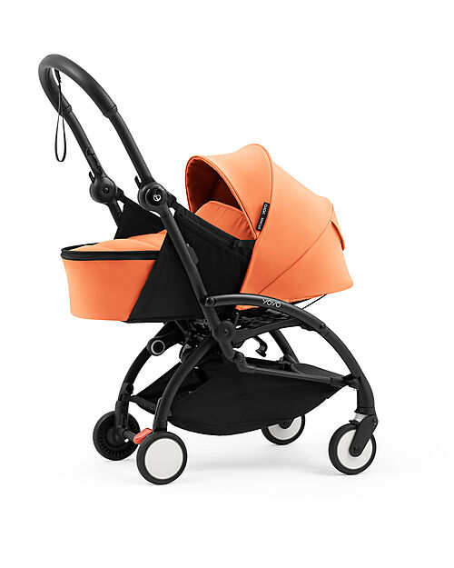 Stokke Telaio Passeggino YOYO5 - Nero + Newborn Pack 0+ - Pesca Passeggini Classici