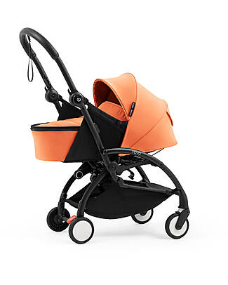 Stokke Telaio Passeggino YOYO5 - Nero + Newborn Pack 0+ - Pesca Passeggini Classici