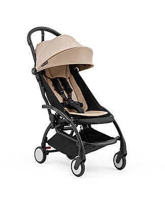 Stokke Telaio Passeggino YOYO5 - Nero - Seat Pack 6+ - Newborn Pack 0+ - Taupe Passeggini Classici