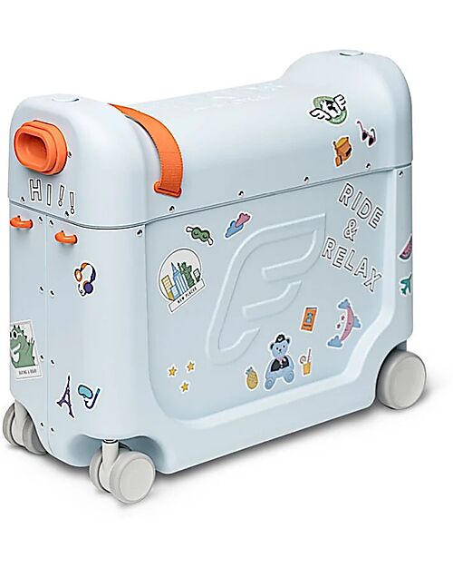 Stokke Valigia Cavalcabile Jet Kids BedBox - Blue Sky Borse da Viaggio