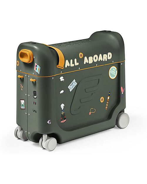 Stokke Valigia Cavalcabile Jet Kids BedBox - Golden Olive Borse da Viaggio