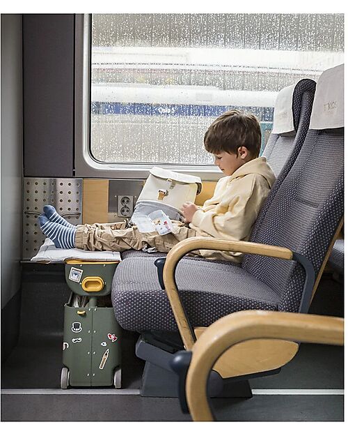Stokke Valigia Cavalcabile Jet Kids BedBox - Golden Olive Borse da Viaggio