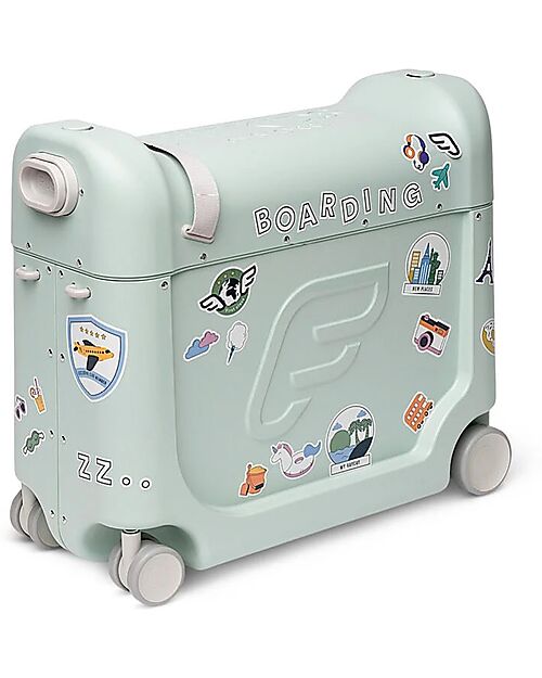 Stokke Valigia Cavalcabile Jet Kids BedBox - Green Aurora Borse da Viaggio