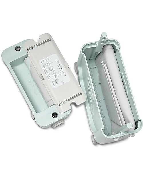 Stokke Valigia Cavalcabile Jet Kids BedBox - Green Aurora Borse da Viaggio