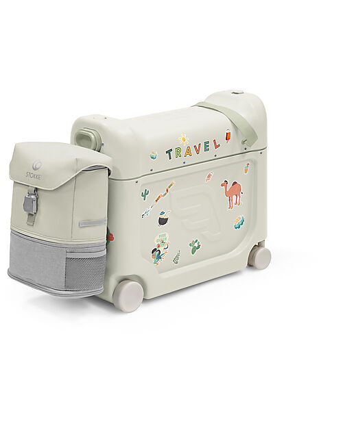 Stokke Valigia Cavalcabile Jet Kids BedBox - Sea Green Borse da Viaggio