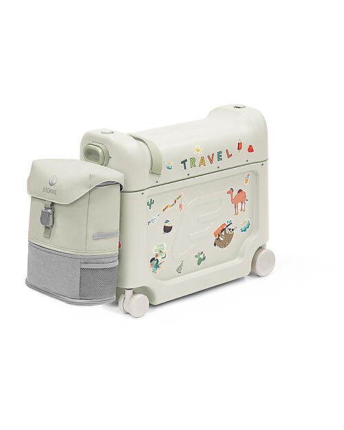 Stokke Valigia Cavalcabile Jet Kids BedBox - Sea Green Borse da Viaggio