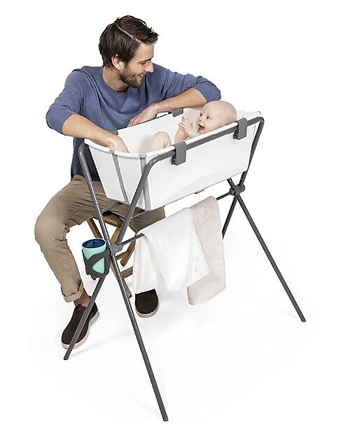 Stokke Vaschetta da Bagno Flexi Bath - Pieghevole - Bianco Vaschette e Accessori