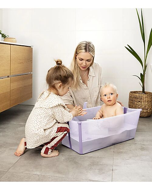 Stokke Vaschetta da Bagno Flexi Bath - Pieghevole - Lavanda Vaschette e Accessori