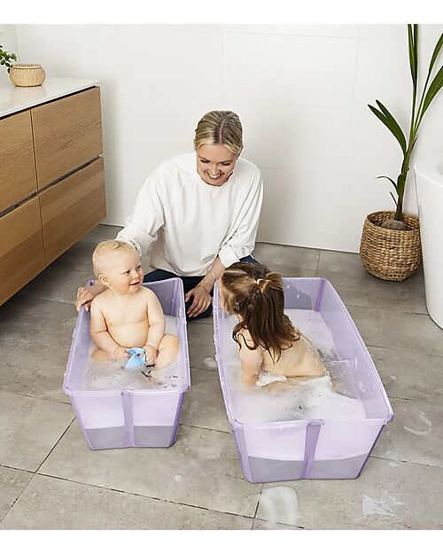 Stokke Vaschetta da Bagno Flexi Bath - Pieghevole - Lavanda Vaschette e Accessori