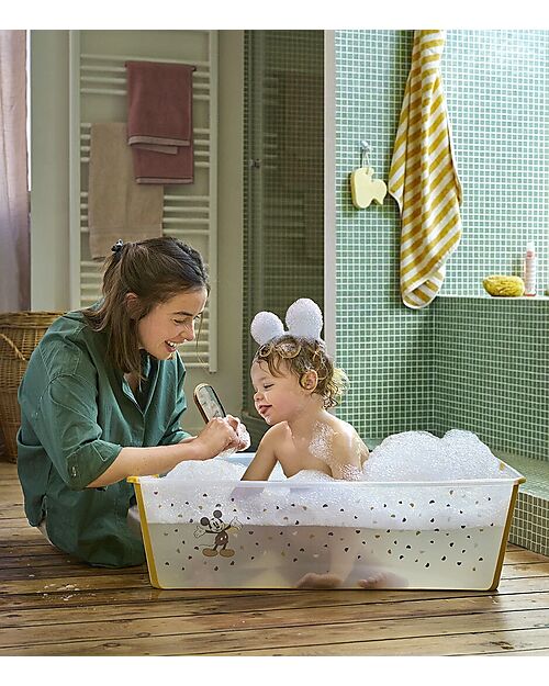 Stokke Vaschetta da Bagno Flexi Bath - Pieghevole - Mickey Celebration Vaschette e Accessori
