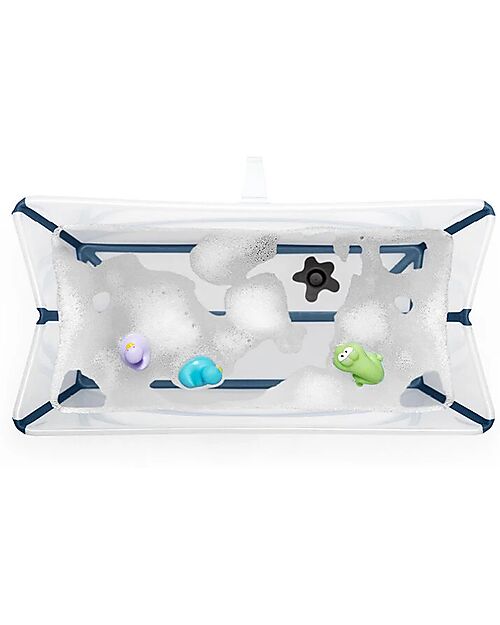 Stokke Vaschetta da Bagno Flexi Bath - Pieghevole - Transparent Blue Vaschette e Accessori