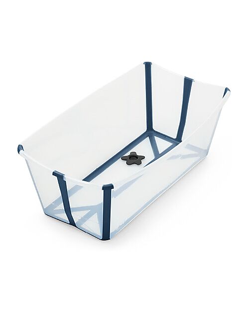 Stokke Vaschetta da Bagno Flexi Bath - Pieghevole - Transparent Blue Vaschette e Accessori