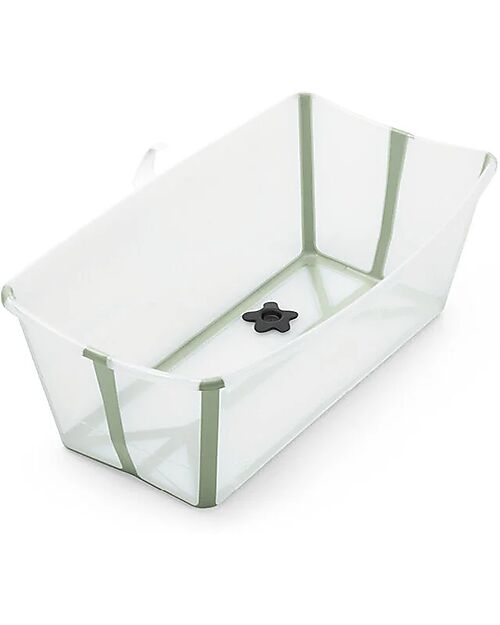 Stokke Vaschetta da Bagno Flexi Bath - Pieghevole - Trasparent Green Vaschette e Accessori