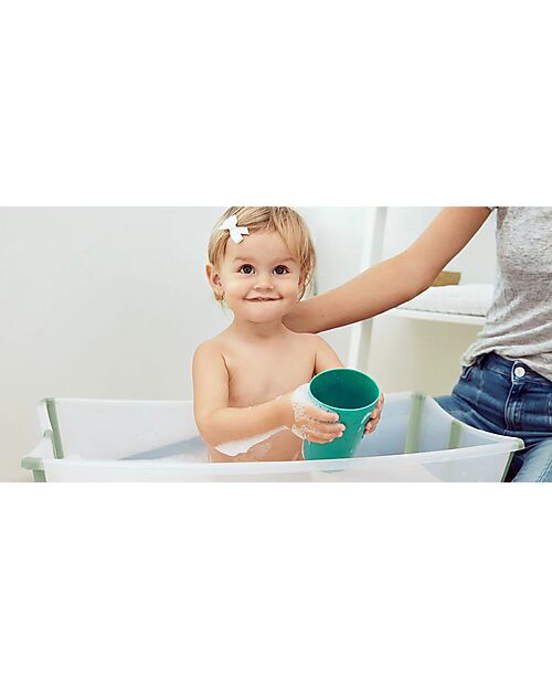 Stokke Vaschetta da Bagno Flexi Bath - Pieghevole - Trasparent Green Vaschette e Accessori