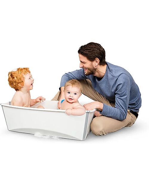 Stokke Vaschetta da Bagno Flexi Bath X-Large - Fino a 6 Anni - Bianco Vaschette e Accessori