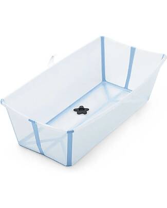 Stokke Vaschetta da Bagno Flexi Bath X-Large - Fino a 6 Anni - Ocean Blue Vaschette e Accessori