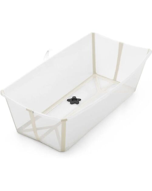 Stokke Vaschetta da Bagno Flexi Bath X-Large - Fino a 6 Anni - Sandy Beige Vaschette e Accessori