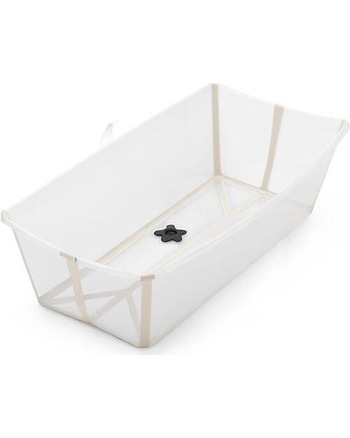 Stokke Vaschetta da Bagno Flexi Bath X-Large - Fino a 6 Anni - Sandy Beige Vaschette e Accessori