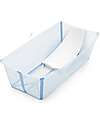 Stokke Vaschetta da Bagno Flexi Bath XL - con Supporto per Neonati - Ocean Blue Vaschette e Accessori