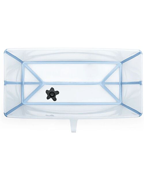 Stokke Vaschetta da Bagno Flexi Bath XL - con Supporto per Neonati - Ocean Blue Vaschette e Accessori